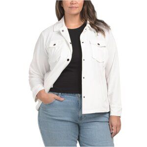 ONQUE Plus French Terry Knit Jacket